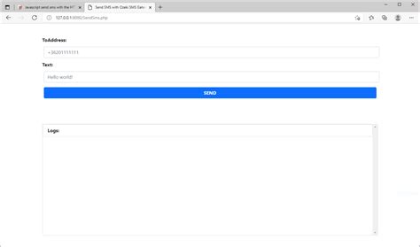 Image result for Send Message to Phone by Coding Using HTML