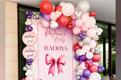 Baby Welcome Premium Decor for Newborn Baby Girl