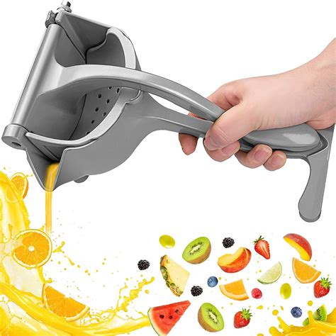 Buy Afflatus Aluminium Heavy Duty Handhold Press Fruit Manual Juicer ...