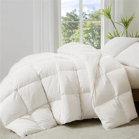 HomeMate Goose Feather Down Comforters Duvet Inserts Cal King Size ...