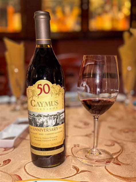 Caymus Vineyards 50th - anniversary vintage now available in The ...