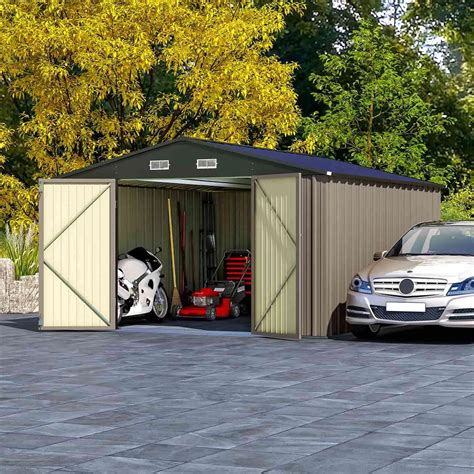 10x12 Metal Storage Shed | Patiowell