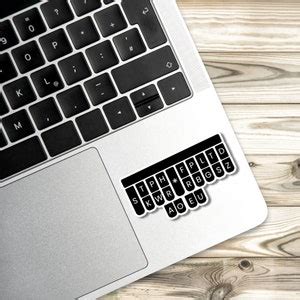 Court Reporter Steno Keyboard With Letters Sticker Decal for Steno ...