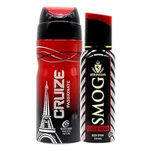 Buy John Phillips Men & Women PASSIONATE DEO & SMOG CLASSIC BLACK DEO ...