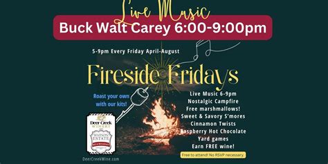 Fireside Fridays (Buck Walt Carey), 234 Balsinger Road, Uniontown, PA ...