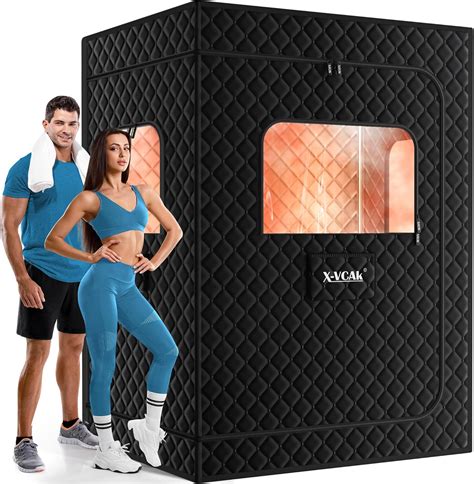 2 Person Sauna, Extra Large Sauna Box, Portable Steam Sauna Tent with 2 ...