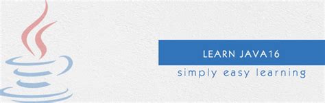 Java 16 Tutorial 的图像结果