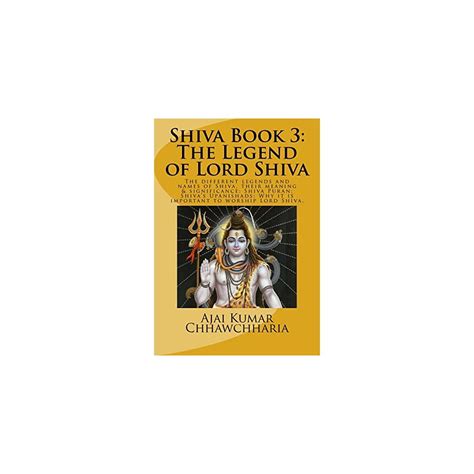 Shiva Book 3: The Legend of Lord Shiva: The | Ubuy India