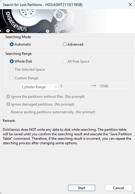 Image result for DiskGenius Save Partition Table