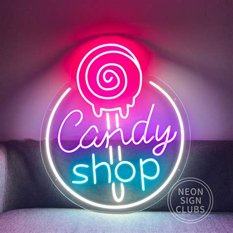 Candy Shop Sign Text Front 的图像结果