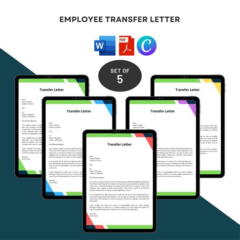 Image result for Work Transfer Letter Sample