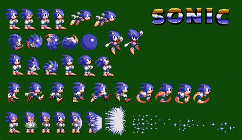 Sonic [character sprite sheet] by PajamaMcSlamma on DeviantArt