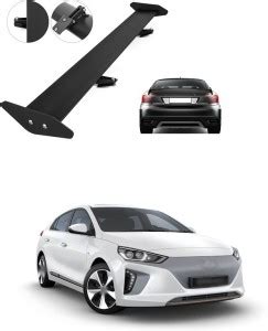 PECUNIA Spoiler Black Aluminium Car Rear Trunk Sporty Look GT Racing ...