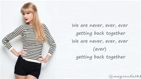 Image result for Never Getting Back Song