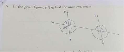 in the given figure P||q,find the unknown angle - Brainly.in