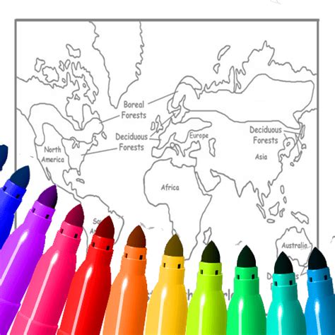 Image result for Basic World Map Coloring Pages