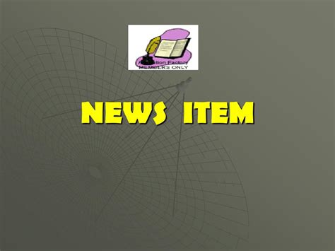 News Item Text - Pengertian, Ciri, Generic Structure, Contoh News Item