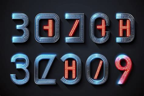 Image result for LED Numbers