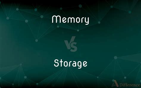 Difference Between Memory and Storage 的图像结果