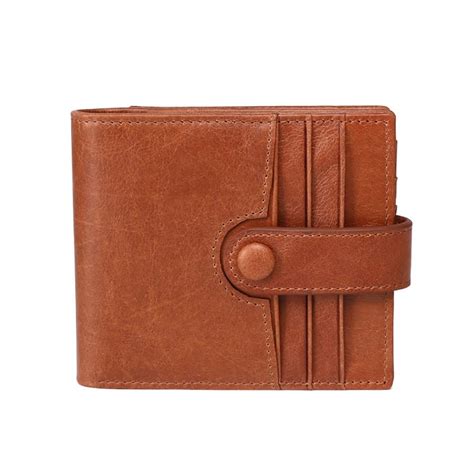 Buy Dssm Wallet Men 's Wallet Leather Double Fold Wallet Skimming ...