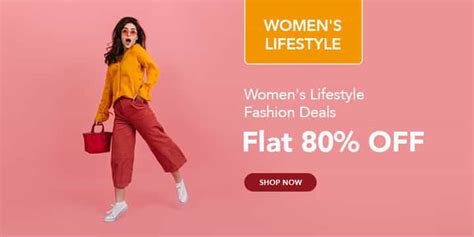 Women's Lifestyle Coupons: Fashion deals, Offer Codes Up to 80% OFF