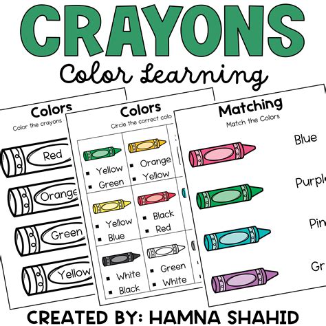 Crayons Coloring Worksheets 的图像结果