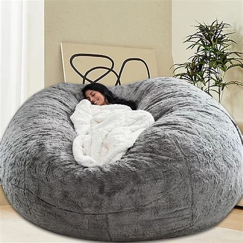 Amazon.com: HDMLDP Bean Bag for Adults & Kids - 5LBS Filling, Comfy ...