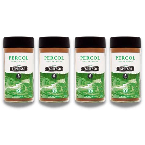 Percol Espresso Noir Instant Coffee 100g X 4 Percol Coffee | Desertcart ...