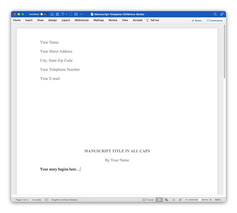 Image result for Manuscript Format Sample