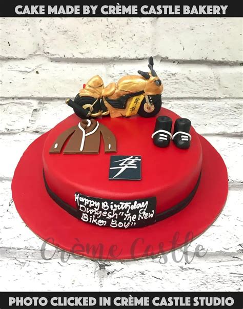 Biker Boy Cake – Creme Castle