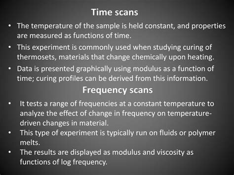 Dynamic Mechanical Analysis DMA Presentation 的图像结果