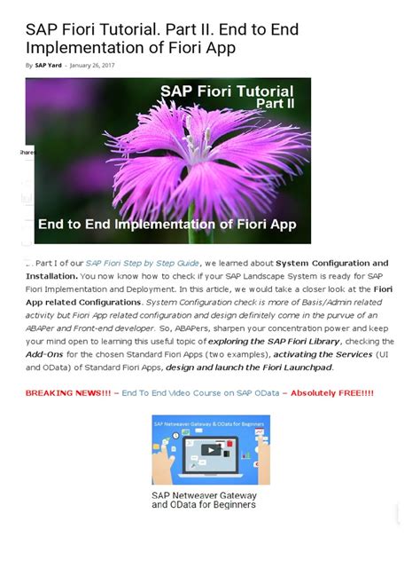 Image result for SAP Fiori Tutorial Beginners