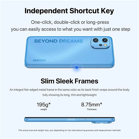 Buy UMIDIGI Unlocked Cell Phone, 128GB, NFC, Fingerprint Reader, 6.7 HD ...