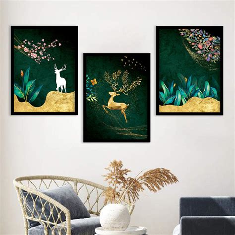 Elegant Golden Combos - Contemporary Wall Art for Your Space – Kotart