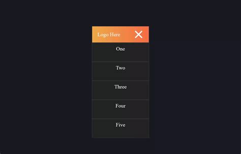 Image result for Menu Using HTML and CSS