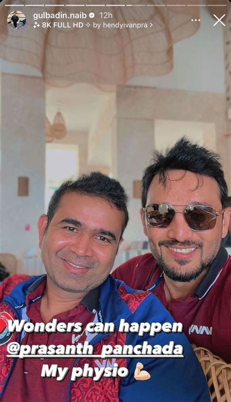 "Wonders can happen" - Gulbadin Naib thanks physio amid injury ...