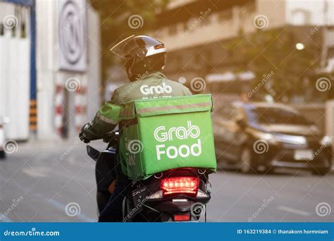 Grab Food is Food Delivery Service in Bangkok City,Thailand, Nov 06 ...