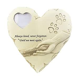 Swap International Pet Memorial Stone Cat Headstone Outdoor Backyard ...