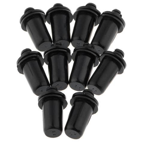 Buy GENERIC 10 Pieces Fastener Rivet Clips Kits, Black Push Pin Rivets ...