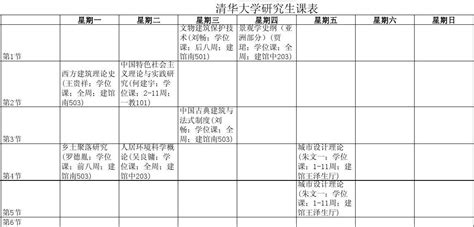 大学学期课程表Excel模板_千库网(excelID：129958)