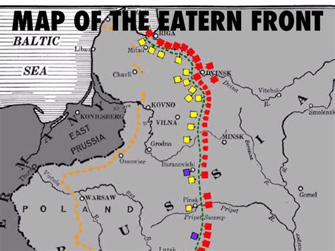 Image result for WW1 Eastern Front Map