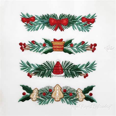Christmas Borders set | Royal Present Embroidery