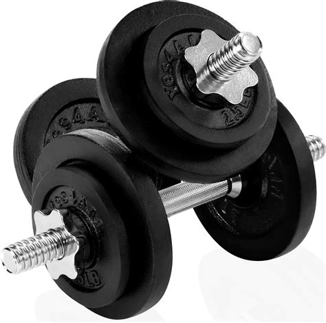Yes4All Adjustable Dumbbells Cast Iron - 40 lb Dumbbell Weights ...