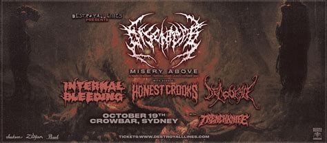 Disentomb | Sydney | Misery Above Tour October 2024 | with Internal ...