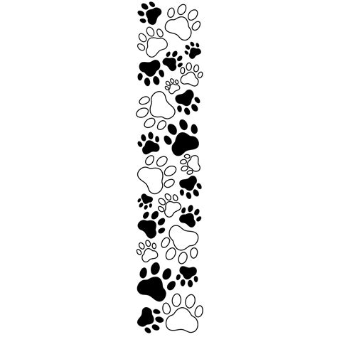 White Paw Print Clip Art (29+) - Clip Art Library