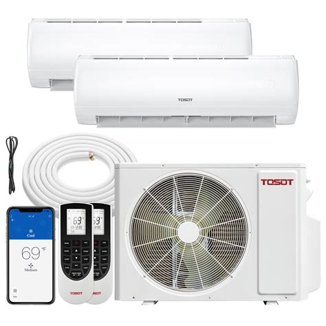 24,000 BTU Dual Zone Mini Split Air Conditioner - Heat Pump – TOSOT Direct