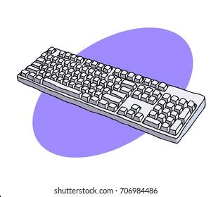 Desktop Computer Keyboard Drawing 的图像结果