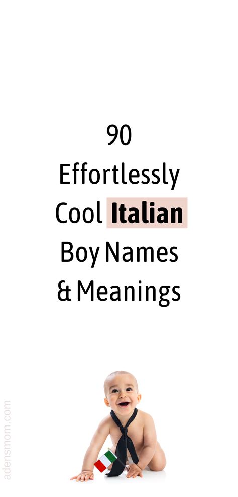 Powerful Italian Boy Names