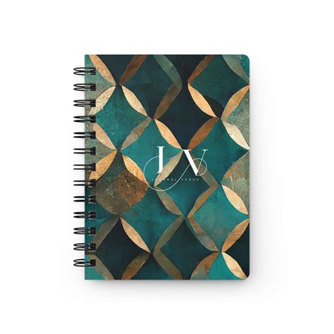 Luxury Green Floral Spiral Wedding Journals - JOURNAL VENUE