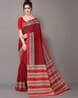 Buy Red Sarees for Women by SHAILY Online | Ajio.com